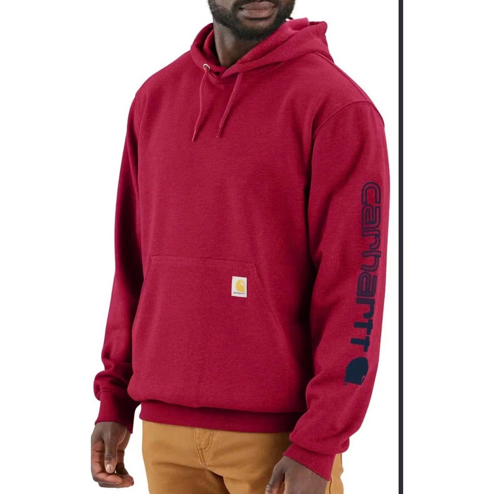 Carhartt Men's K288 Hoodie Red Size Medium NWT